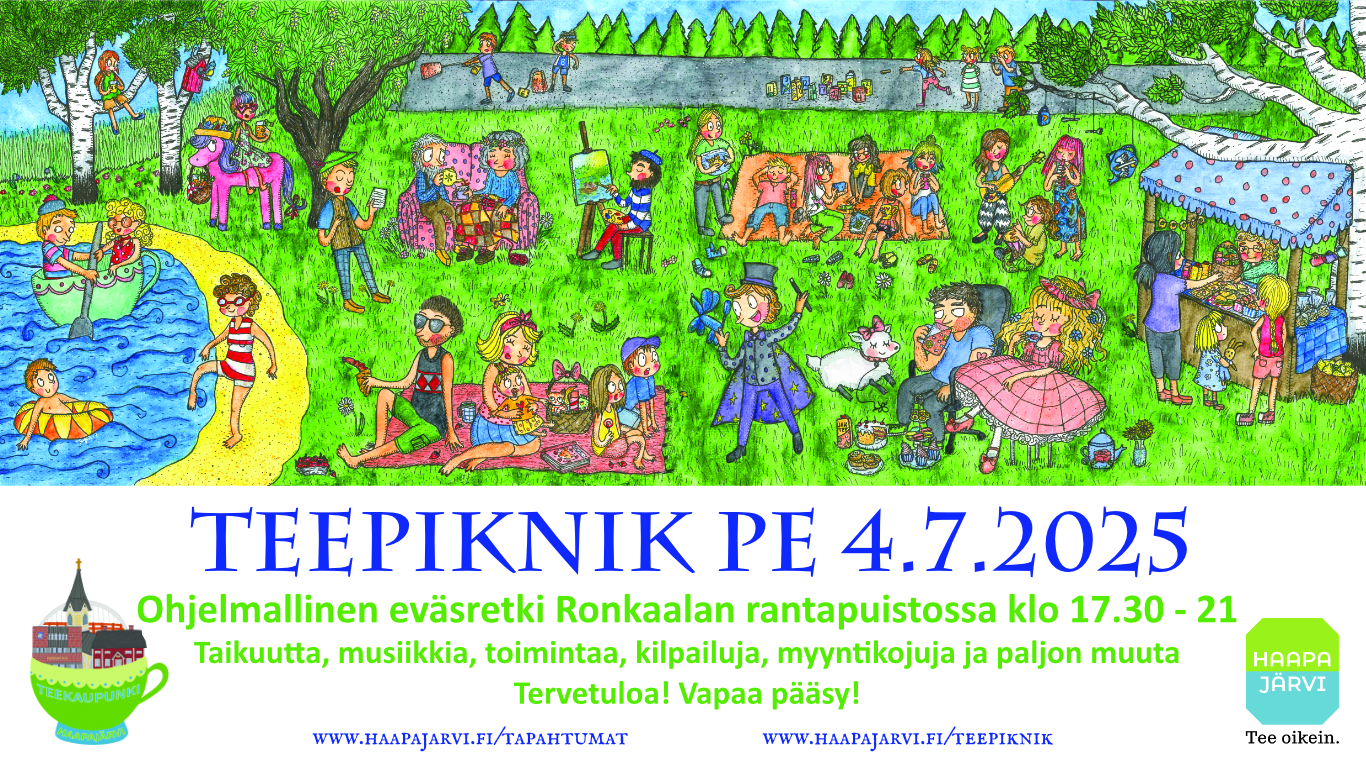 Teepiknikillä on tekemistä