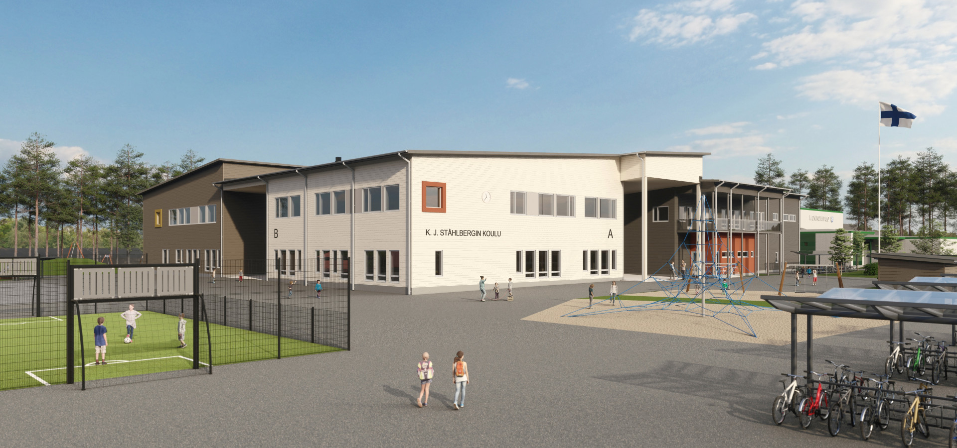 K. J. Ståhlbergin uusi koulu