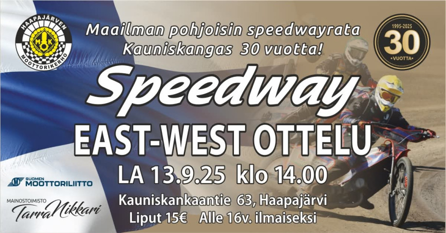 Moottoripyöräjoukkuekilpailu itä - länsi hengessä