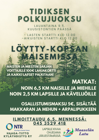 Tidiksen polkujuoksu 9.5.