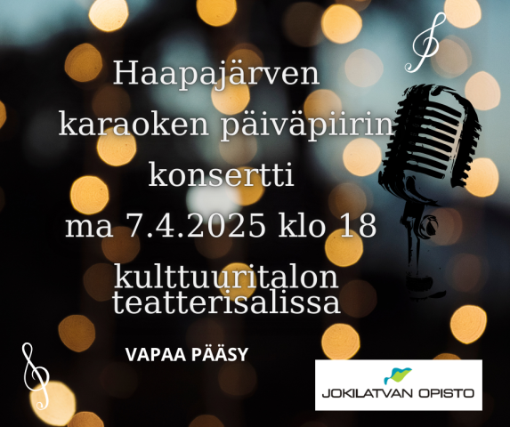 Karaokekonsertti 7.4.