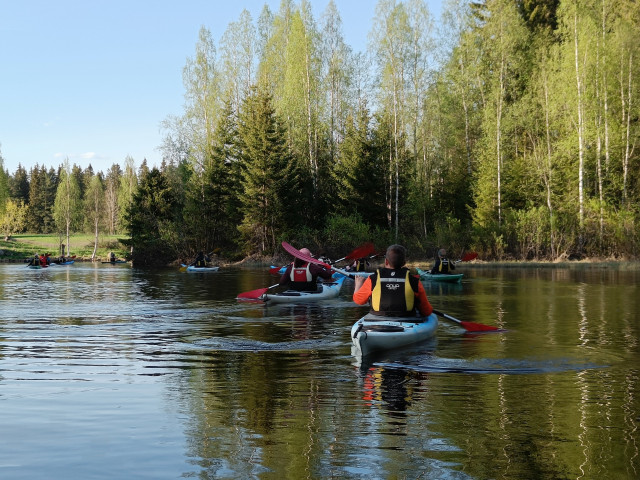 Haapajärvellä on hyvät mahdollisuudet harrastaa melontaa.