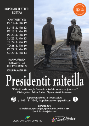 Presidentit raiteilla "Elämä, rakkaus ja historia - kaikki samassa junassa"