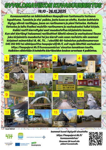 Syyslomaviikon kuvasuunnistus.