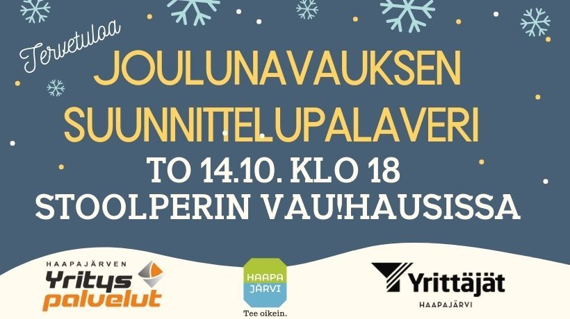 Joulunavauksen suunnittelupalaveri