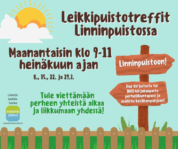 Leikkipuistotreffit Linninpuistossa