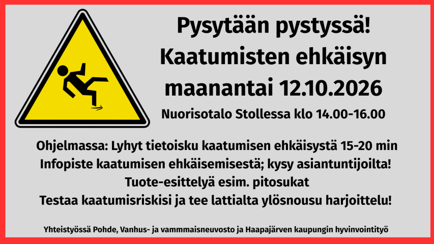 Pysytään pystyssä