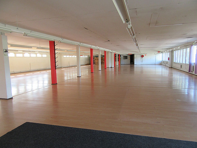 Hallin sisätilat 850m2 + tsrto/sos.tilat 50m2 + varasto 100m2