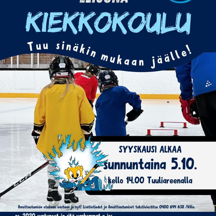 Tervetuloa kiekkokouluun