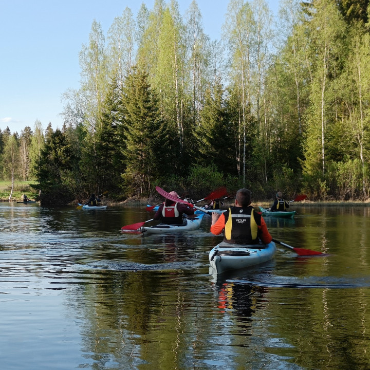 Haapajärvellä on hyvät mahdollisuudet harrastaa melontaa.