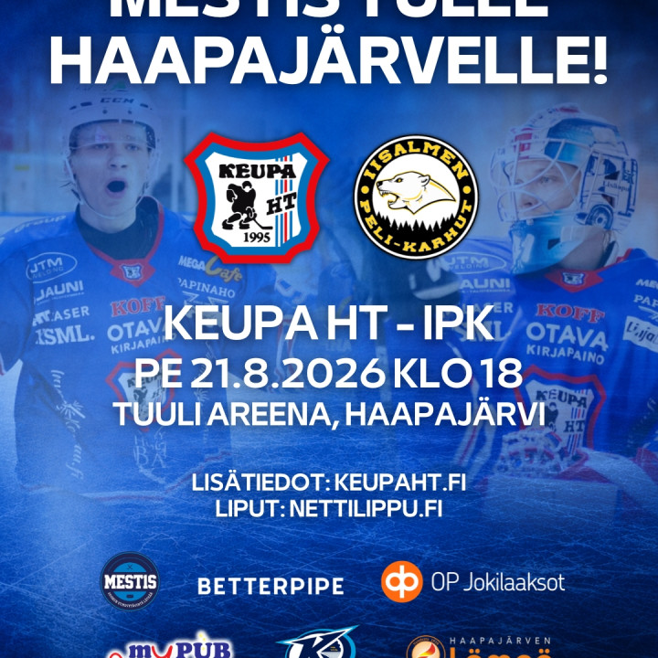 Mestis harjoitus ottelu Keupa Ht-IPK