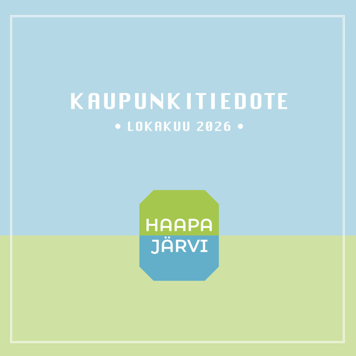 Haapajärven kaupungin tiedote 10/2026