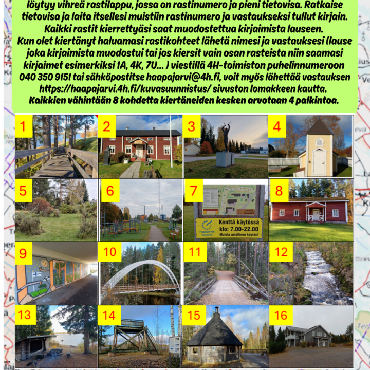 Syyslomaviikon kuvasuunnistus.