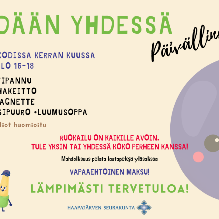 Syödään yhdessä päivällinen