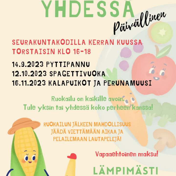 Sydään yhdessä päivällinen