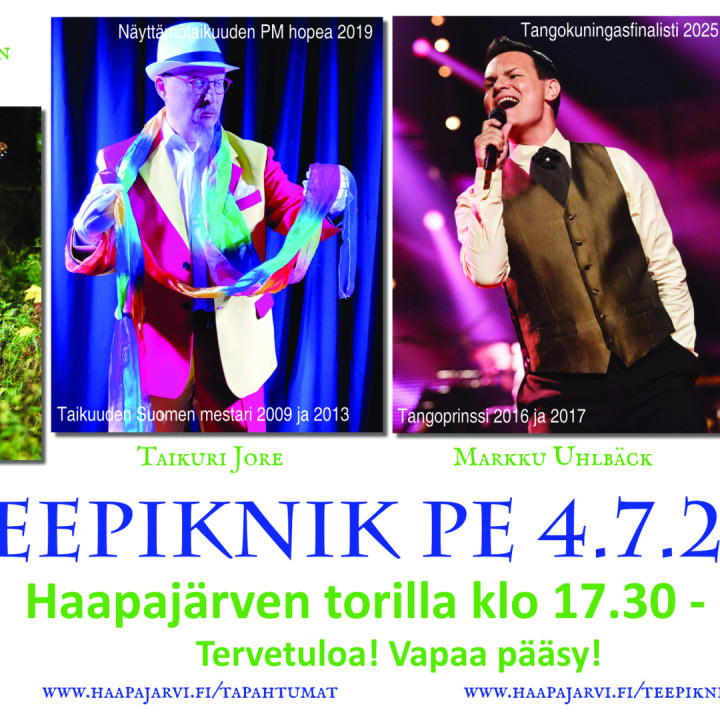 Teepiknik uusi paikka