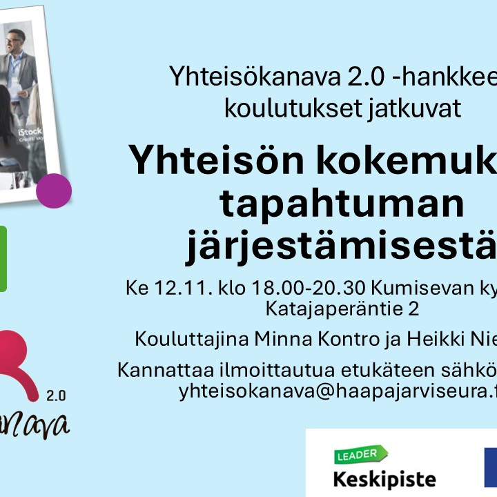 tapahtuman järjestämisen koulutus