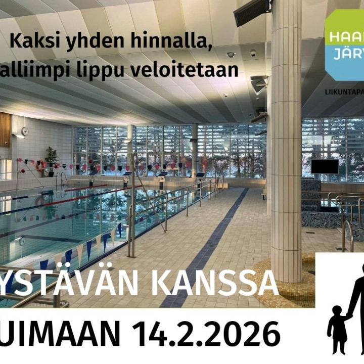 Ystävän kanssa uimaan