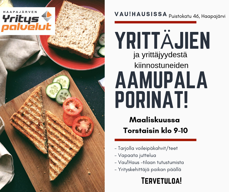 Yrittäjien aamupala porinat.